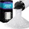 White Chunky Glitter Flakes for Crafts, Snow Glitter for Resin Art, Body Face Hair & Nail Makeup, Irregular White Glitter for DIY Christmas Decorations, Snow Globes, Tumblers & Holiday Crafts, 130g/4.58oz